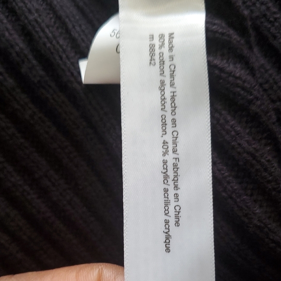 Eloquii Black and White Rib Whipstitch Sweater Sz 14/16 - Picture 12 of 12